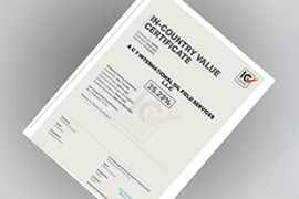 ACT IOFS ICV Certificate